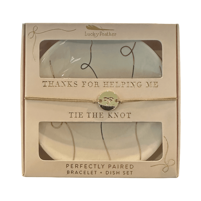 Thanks… Tie the Knot - Bracelet + Dish Set