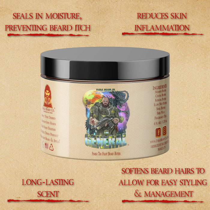 The General - Beard Oil & Butter Kit - Sweetened Tobacco, Sandalwood Aftershave, Cosmic Bergamot