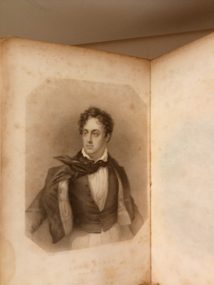 The Poetical Works of Lord Byron 1844 - Hardback Book - Vintage - Collectible