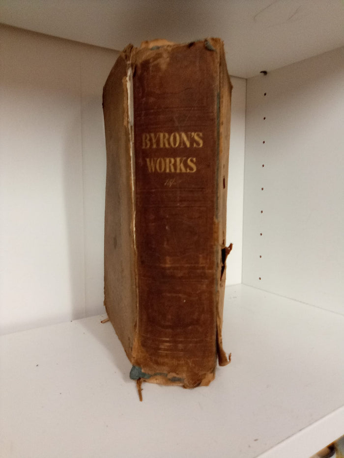 The Poetical Works of Lord Byron 1844 - Hardback Book - Vintage - Collectible