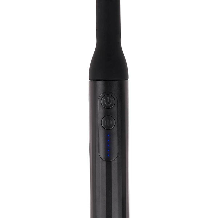 TheraReach percussion electric massager; cordless long-reach massage gun; percussion massager with four interchangeable heads; rechargeable back and shoulder massager; five-speed percussion massage device; ergonomic long-handle electric massager; TheraReach massager with brushless motor; portable percussion massager for home use