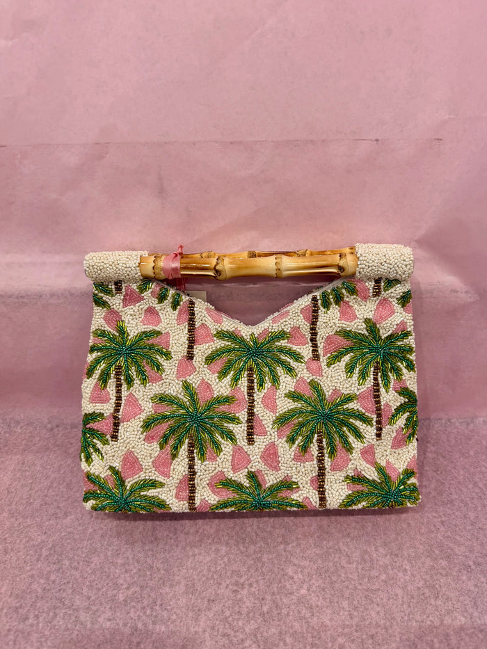 Tiana Bamboo Cut Out Handle Purse - Multiple Colors!