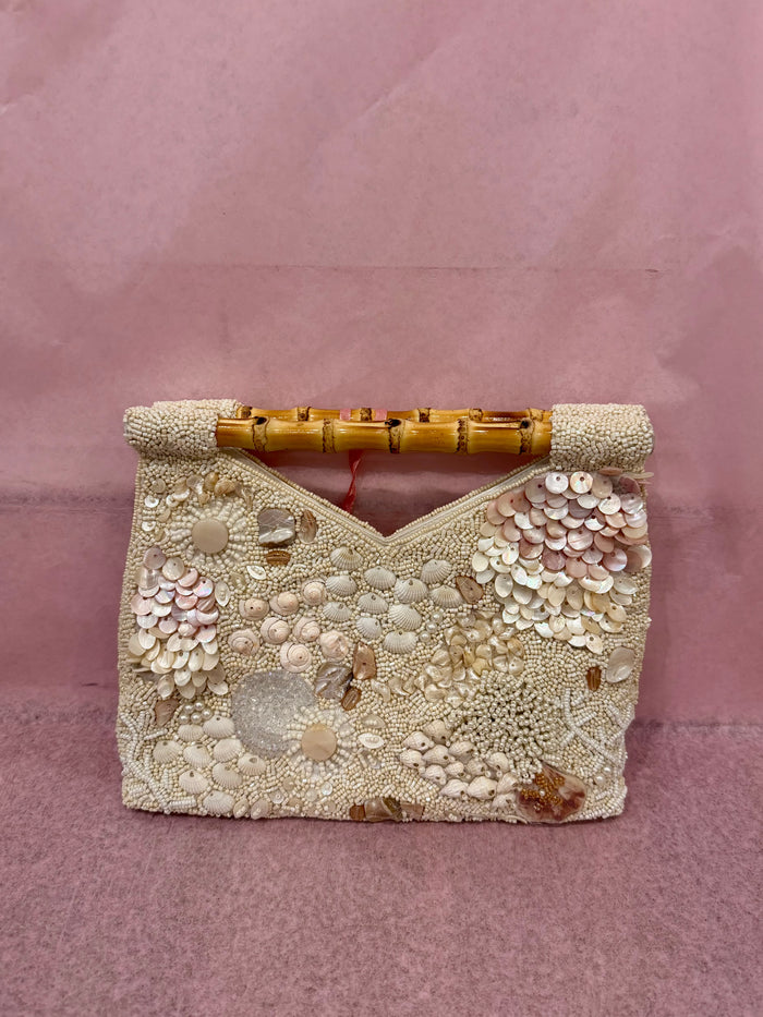 Tiana Bamboo Cut Out Handle Purse - Multiple Colors!