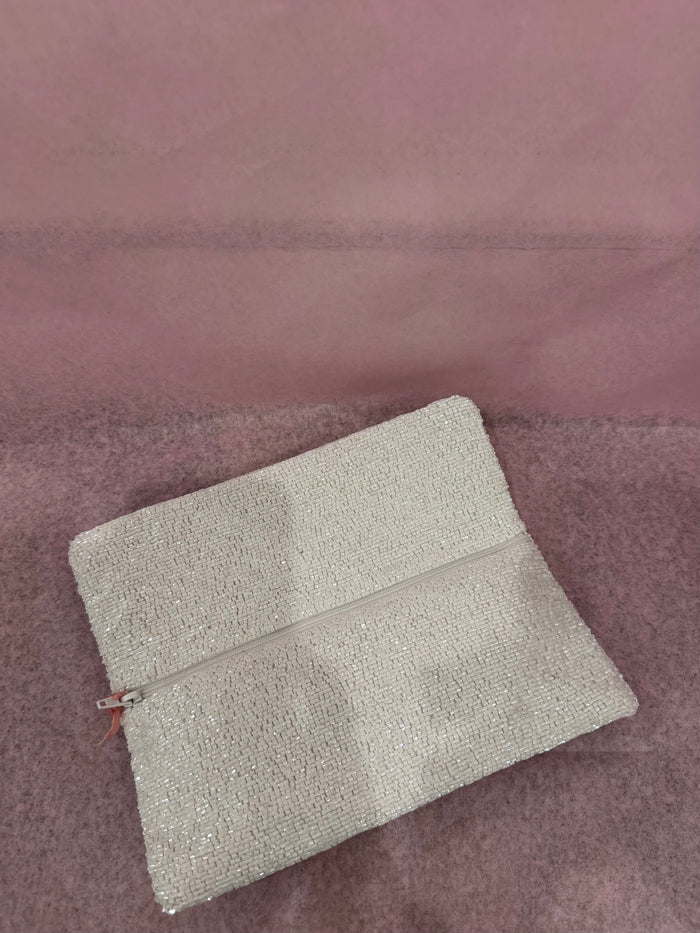Tiana Fold Over Beaded Clutch - Multiple Colors!
