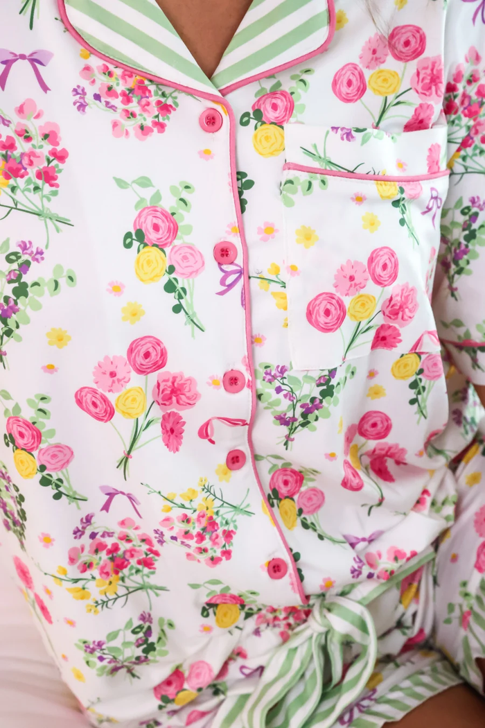 Timeless Petals Ruffle Pajama Set - Jess Lea