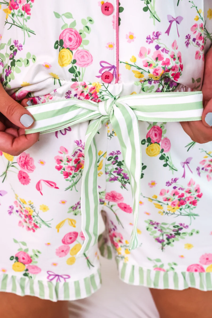 Timeless Petals Ruffle Pajama Set - Jess Lea