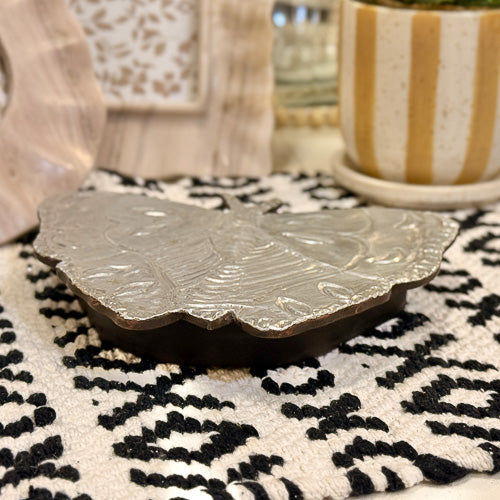 Tin Butterly Trinket Box