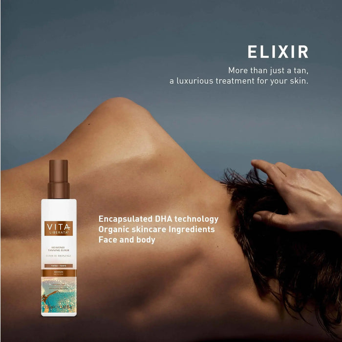 TINTED HEAVENLY TANNING ELIXIR MEDIUM Vita Liberata