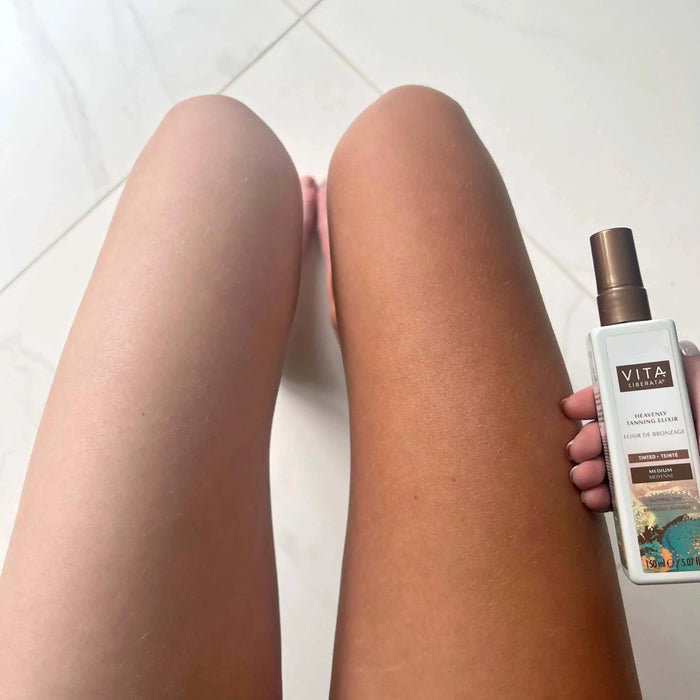 TINTED HEAVENLY TANNING ELIXIR MEDIUM Vita Liberata