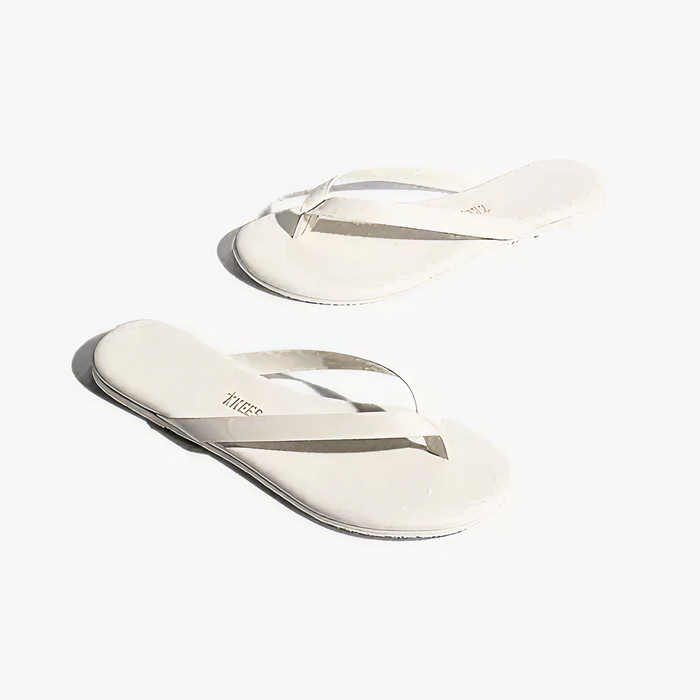 tkees cream boyfriend flip flop