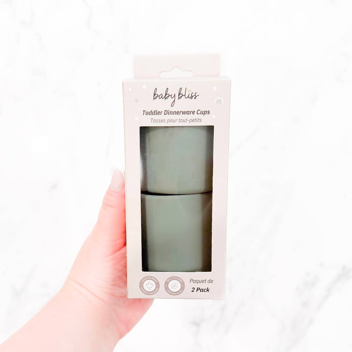 Toddler Dinnerware Cups - Sage
