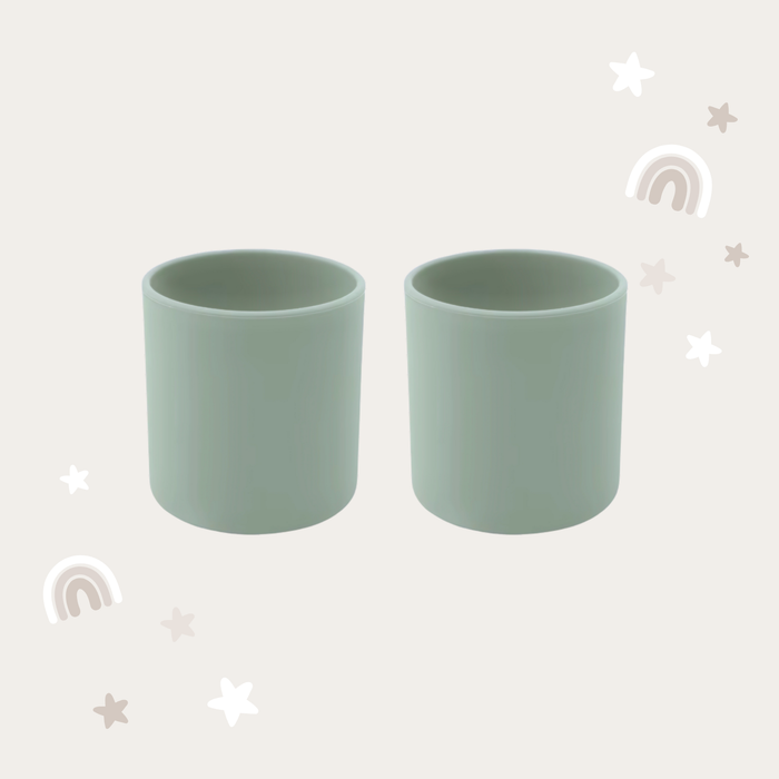 Toddler Dinnerware Cups - Sage