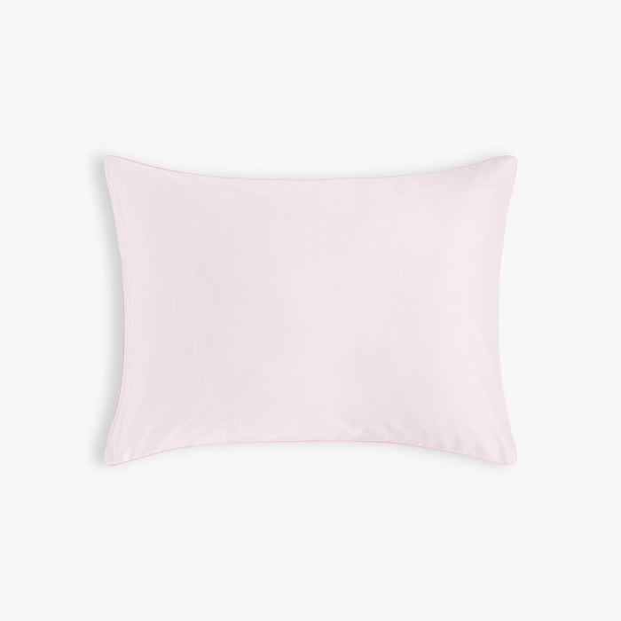 Touch The Sky Standard Pillowcase Set in Pink with solid Pink backside