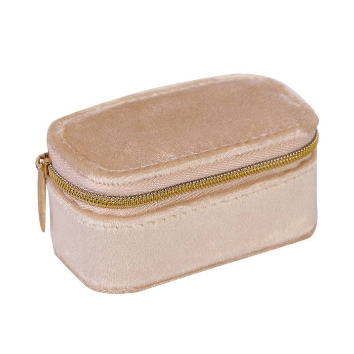 Travel Mini Velvet Jewelry Organizer Box