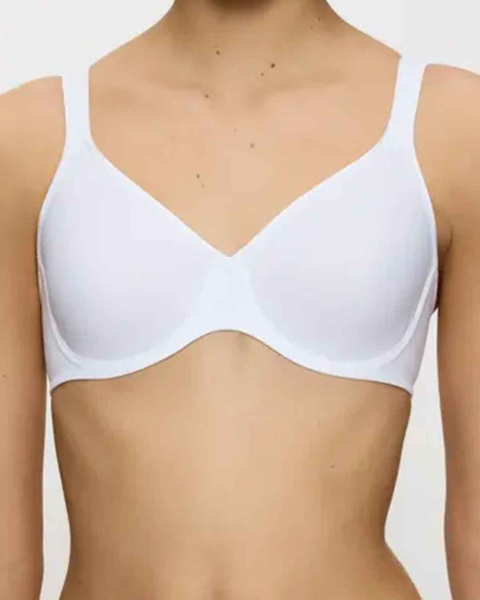 Triumph Modern Underwired Soft Cotton Bra - White