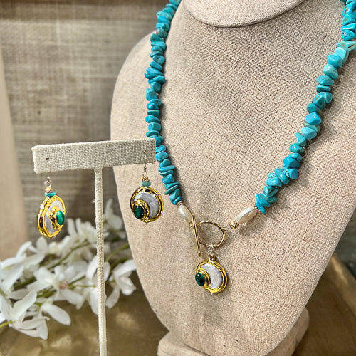 Turquoise & Pearl Jewelry
