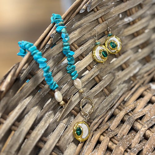 Turquoise & Pearl Jewelry