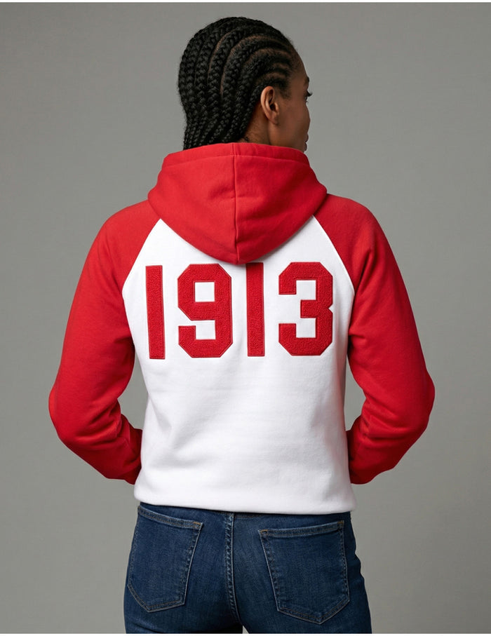Two-Tone Pullover Hoodie