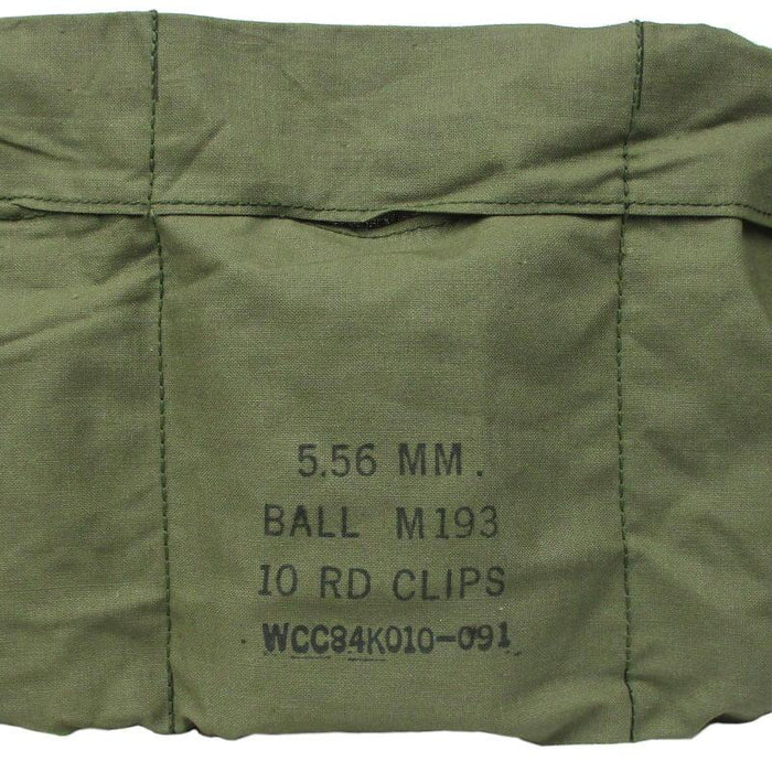 US Army OD Cotton Bandoleer - Large - US Army Surplus - Magazine Pouches