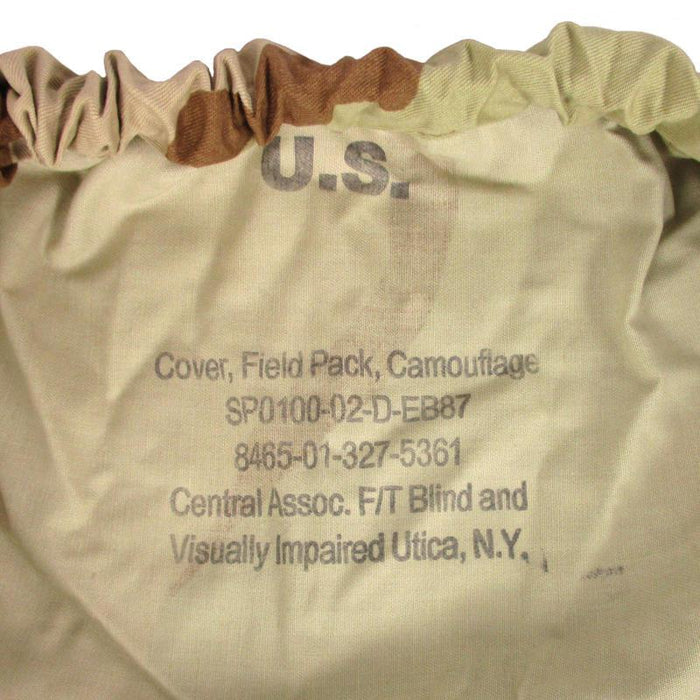 USGI 3 Colour Desert ALICE Pack Cover - US Army Surplus - Pack Accessories