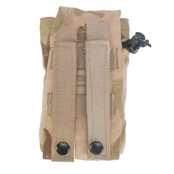 USGI 3 Colour Desert R.A.C.K Double Mag Pouch - US Army Surplus - Magazine Pouches