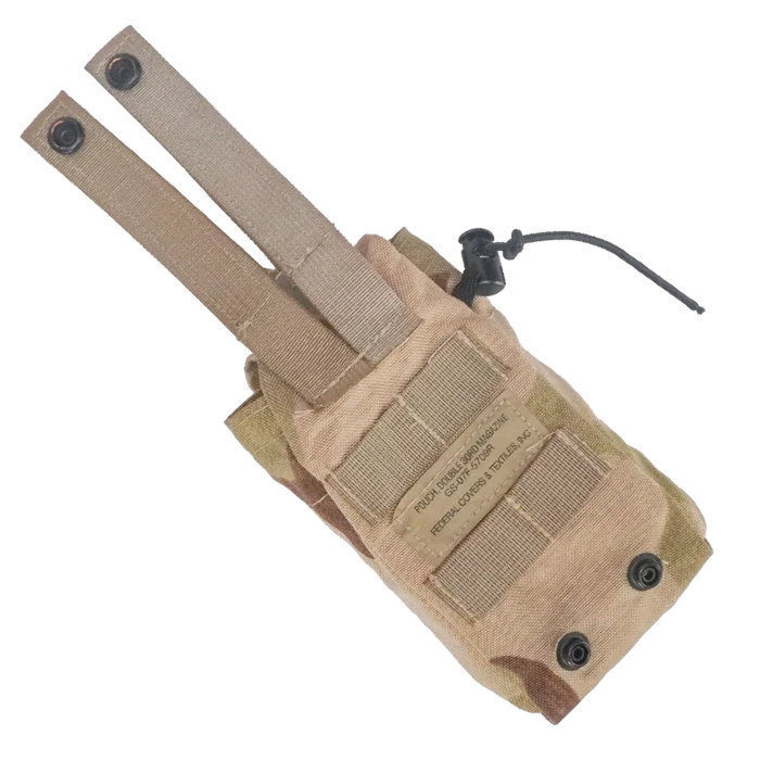 USGI 3 Colour Desert R.A.C.K Double Mag Pouch - US Army Surplus - Magazine Pouches