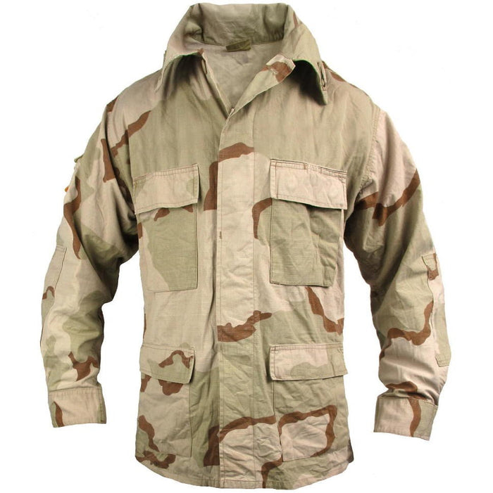 USGI 3 Colour Desert Ripstop Shirt - Value Grade - US Army Surplus - Field Shirts