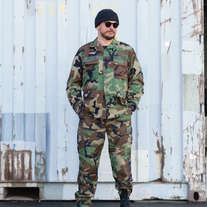 USGI BDU Trousers Woodland Ripstop - Value Grade - US Army Surplus - Combat Trousers