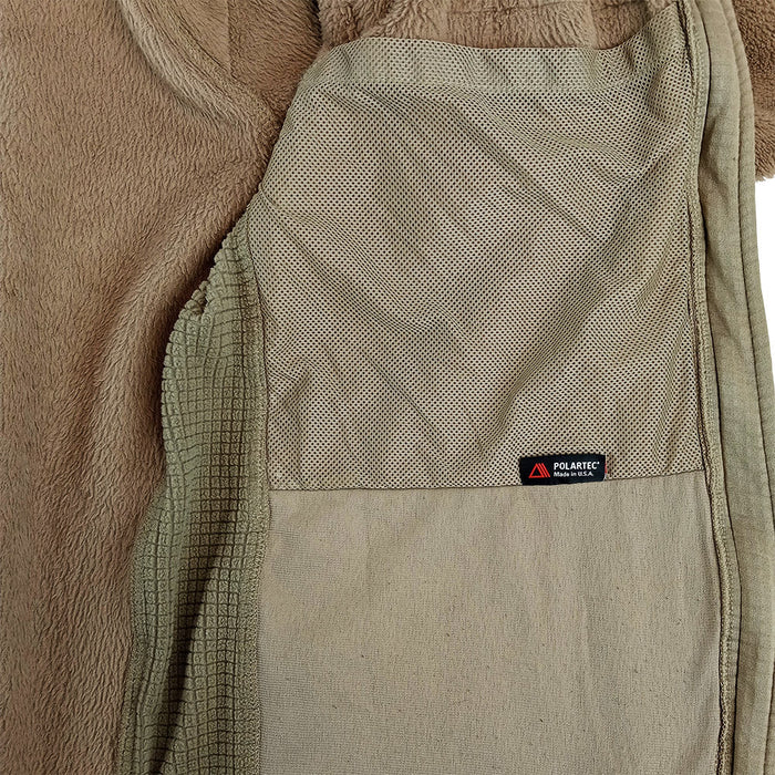 USGI Tan Cold Weather Fleece Jacket - US Army Surplus - Fleeces & Jerseys