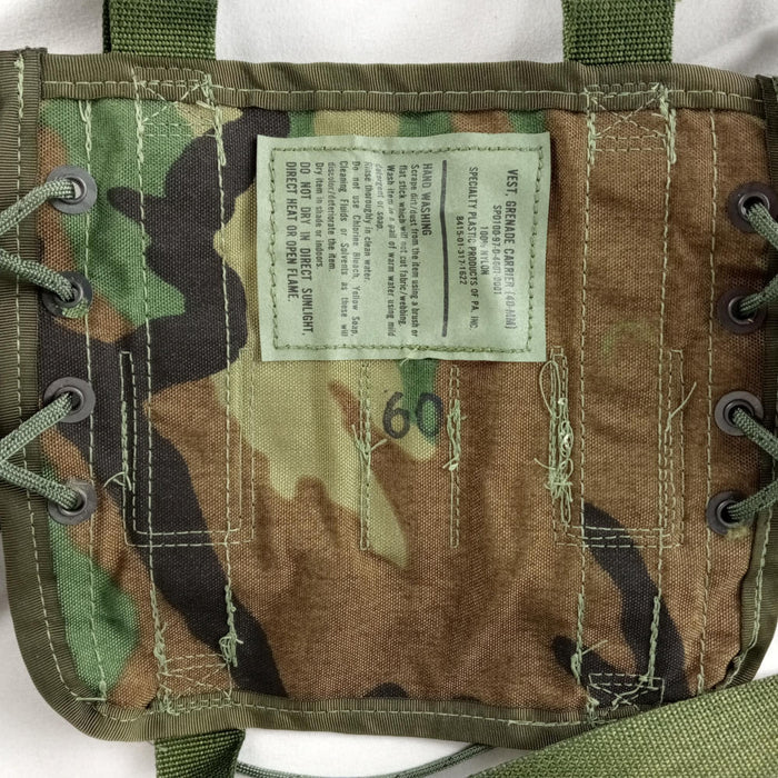 USGI Woodland Grenade Load Bearing Vest - US Army Surplus - Combat Vests