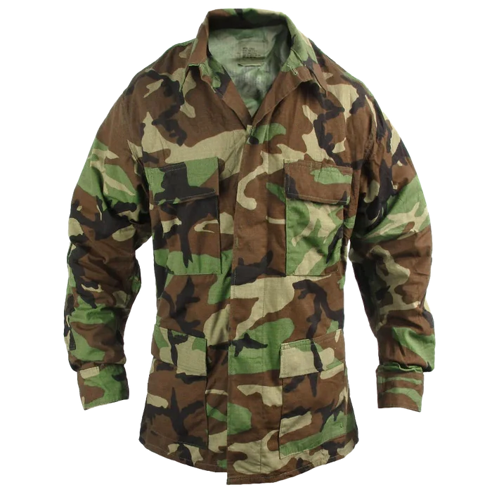 USGI Woodland Ripstop Shirt - US Army Surplus - Field Shirts