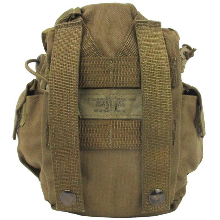 USMC Coyote MOLLE Canteen Pouch - US Army Surplus - Utility Pouches