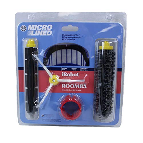 Vacuum Cleaner Replacement Kit for iRobot 600 Series Part 413903, RBR-5300
