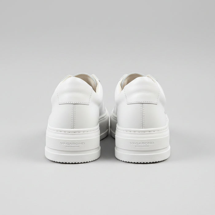 VAGABOND 'Judy' White Leather Slip-On Platform Flatform Trainers Sneakers - In Box - Great Used Condition