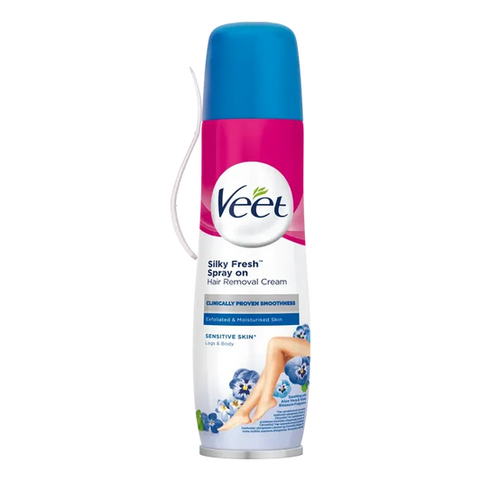 Veet Spray-On hårfjerningskrem ben & kropp sensitiv hud