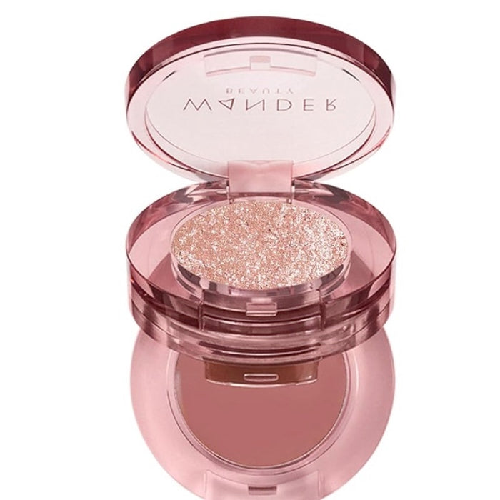 Wander Beauty Cream Eye Shadow+Radiant Powder Shadow DOUBLE DATE EYE SHADOW DUO