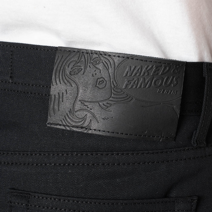 Weird Guy - Selvedge Slacks Black by Naked & Famous Denim