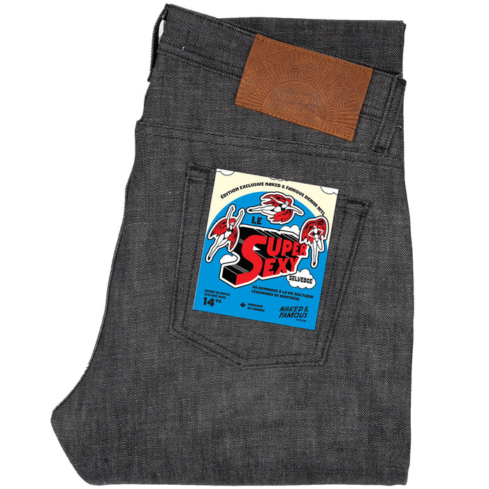 Weird Guy - Super Sexy Selvedge - Black by Naked & Famous Denim