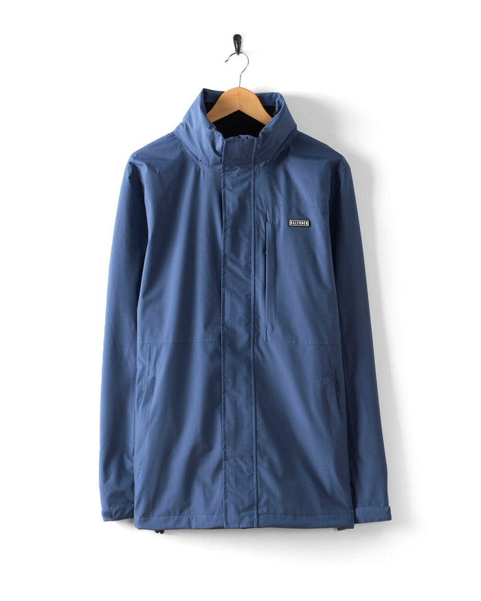 Whistler II Mens Waterproof Hooded Jacket in Blue