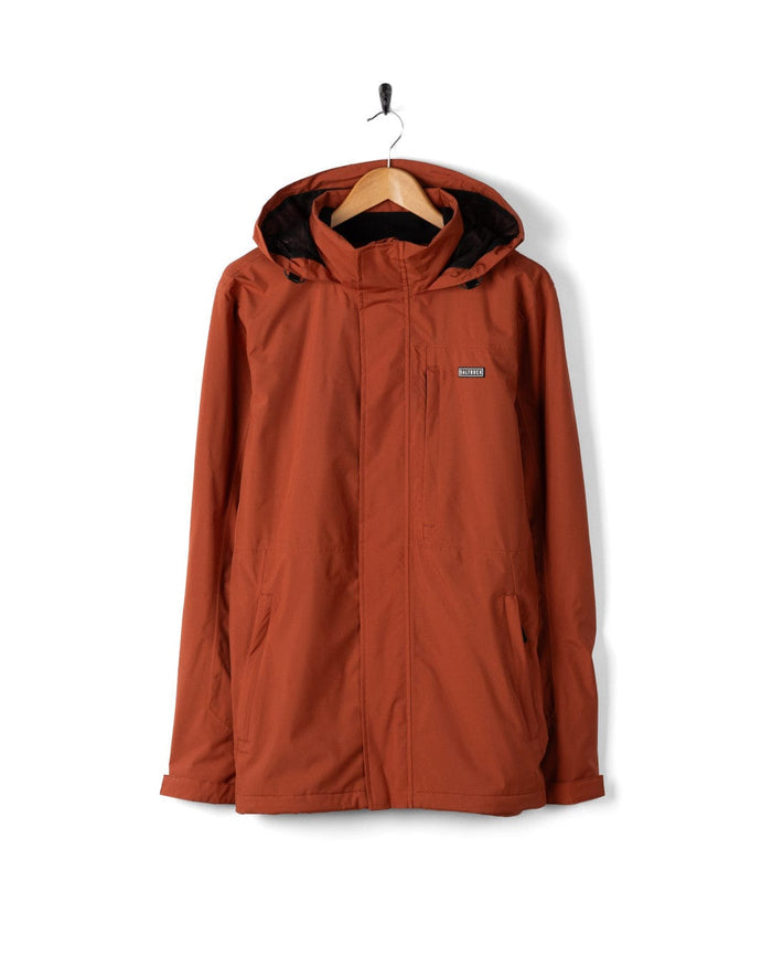Whistler II Mens Waterproof Hooded Jacket in Orange
