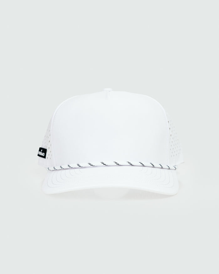 White Blank Hat w/Rope