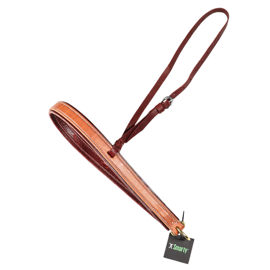 Wildfire Saddlery | 1-1/4" Noseband Latigo with Harness Overlay