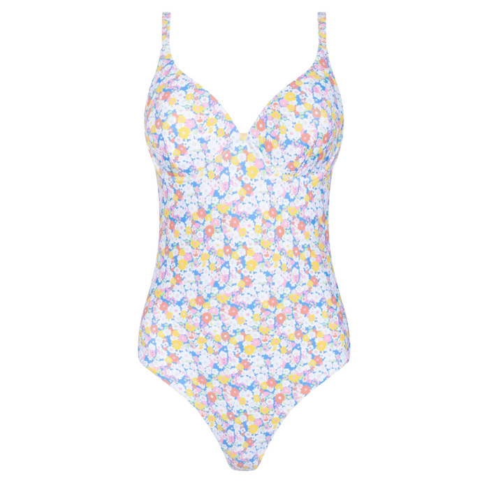 women's jasmine blossom v-neck one piece
