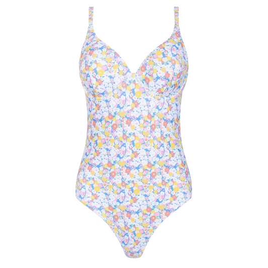women's jasmine blossom v-neck one piece