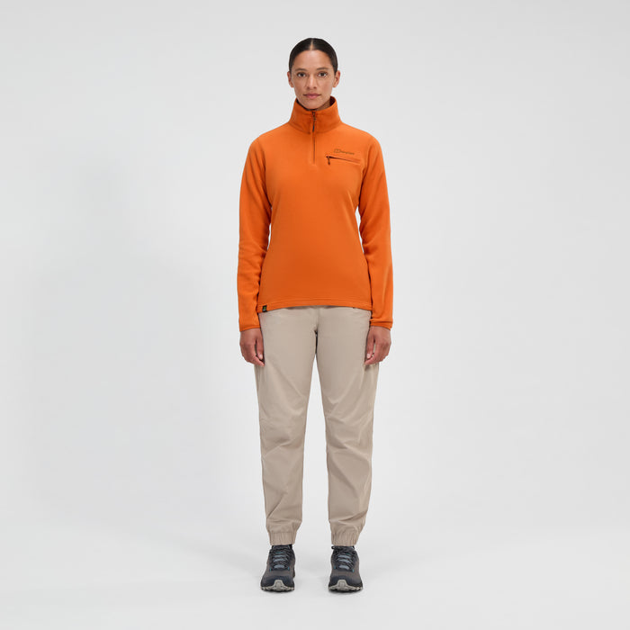 Women's Prism 2.0 Micro Half Zip Polartec Fleece - Orange