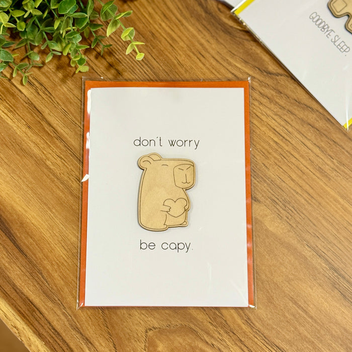 Wood Cutout Greeting Card