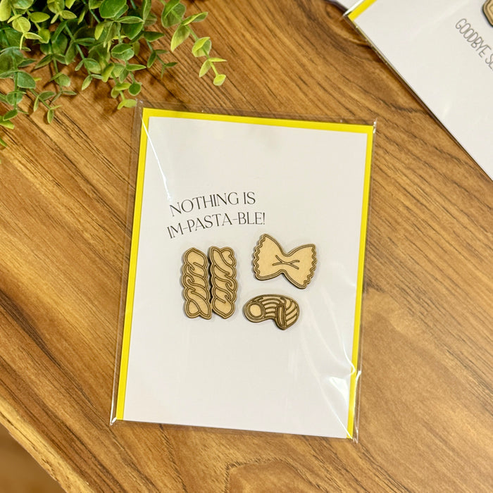 Wood Cutout Greeting Card
