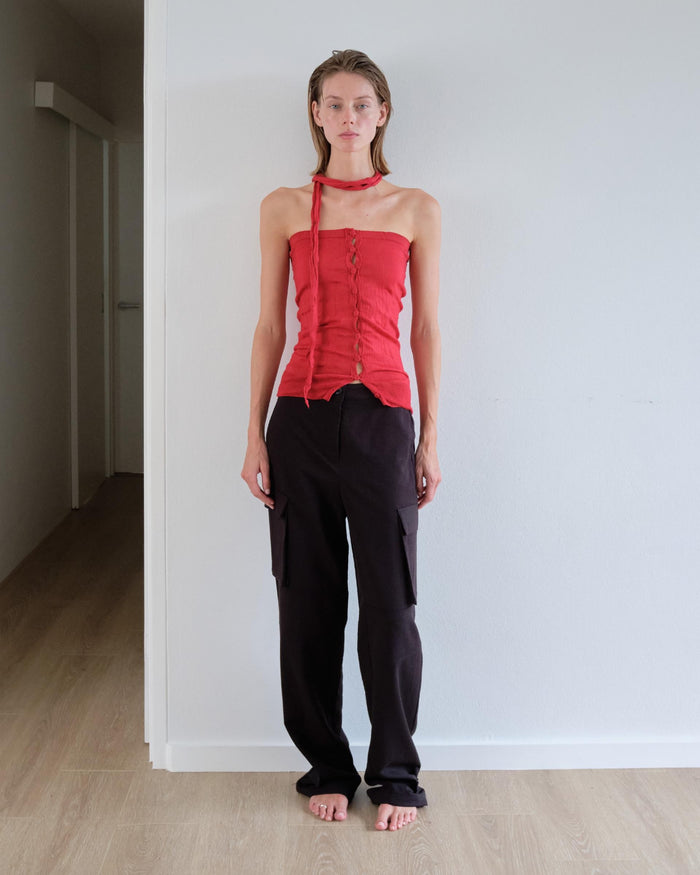 Wrinkle Top & Muffler Set