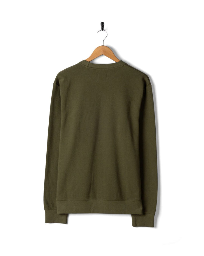 Yin Yang Sun Mens Sweatshirt in Green