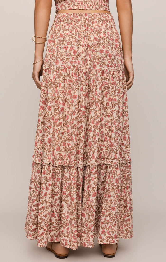 Z Supply Mora Maxi Skirt in Sandshell